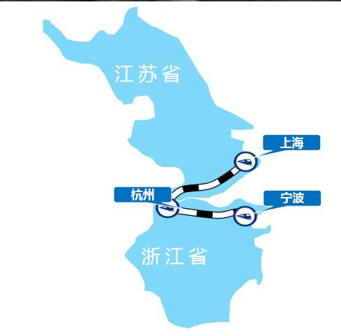 寧杭甬線高鐵列車廣告